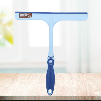 Rubber plastic hand scraper plastic window cleaner glass scraper glass cleaner multi-purpose hand scraper blue