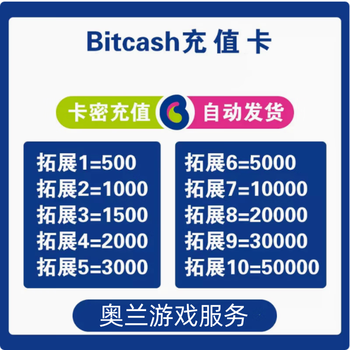 Bitcash points bc card code 1000 2000 3000 5000 10000 recharge card 1000 points
