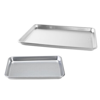Nordic wareware natural aluminum commercial baker's half sheets and baker's quarter sheets