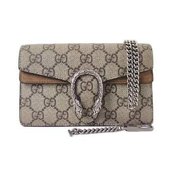 Second-hand 95 new gu cci dionysus mini camel shoulder crossbody chain bag mini dionysus camel 16*10cm