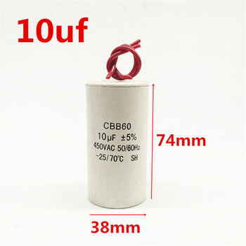 Customized fully sealed waterproof oil-immersed capacitor submersible pump 450v oil-immersed deep well pump capacitor 202f252f302f35uf 10uf (38*74mm)