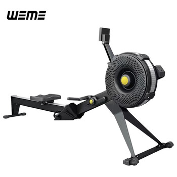 Weme magnetic resistance and wind resistance dual-function rowing machine foldable back leg abdominal muscle gym commercial aerobic rowing machine w-m980s magnetic resistance and wind resistance rowing machine