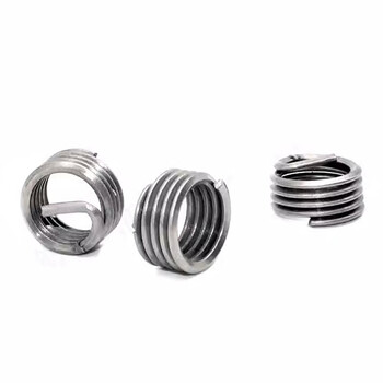 Pinyi ta2 titanium threaded braces titanium alloy threaded sheath non-magnetic threaded spring repair corrosion-resistant protective sheath m4-6# m4*0.7*1d