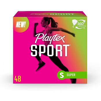 Playtex plastic catheter tampons swimable playtex insertable tampons sports version-48 large super affordable large packaging