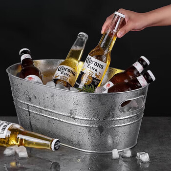 Qian dong beer ice bucket large-capacity ice storage bucket home stall ice bucket internet celebrity bar chilled red wine drink champagne bucket
