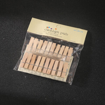 Bar soul cocktail decorative clips 100 pcs/pack creative log color storage clips bartending decorative clips