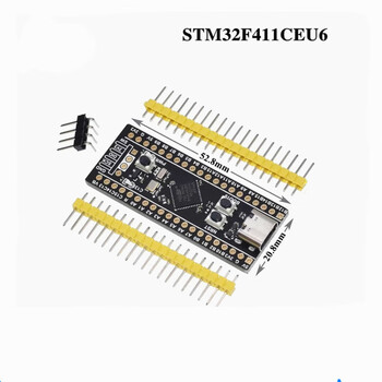 Stm32f401ccu6 411ceu6 development board 32f4 core small board learning board type-c interface stm32f411 development board pin header not soldered