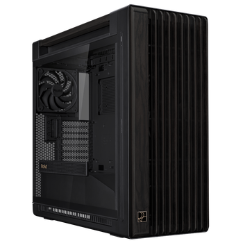 95% new asus proart pa602 ash wood chassis, powerful cooling/infrared dust detection/tool-free disassembly/power button lock/pwm one-click setting