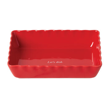 Kate spade new yorkkate spade make it pop rectangular baking pan red