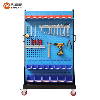 Corini cold-rolled steel hardware rack double-sided removable tool wall hanging board tool display rack hole board hanger jzkam-2624p-229 can be customized