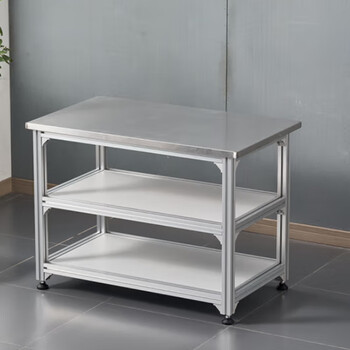 Tianzhen丨stainless steel workbench console instrument 80*60cm three layers