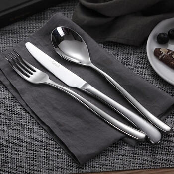 Onlycook steak knife and fork western food knife, fork and spoon set western food tableware stainless steel spoon and fork-three-piece set