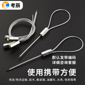 Disposable steel wire seal tight lead seal buckle meter container logistics seal sealing cable tie free shipping sample 5/blank no printing