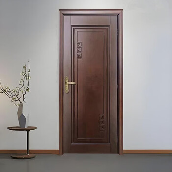 Solid wood bedroom door oak interior door painted door set door walnut wood door bathroom room door customization rubber wood solid wood painted door style 1