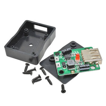 Ouhuayuan 5v2a solar voltage regulator charging diy folding package photovoltaic panel dedicated usb junction box smart restart