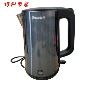 Gjxbp longji electric kettle electric kettle lj8831 stainless steel 304 quick kettle 1.8 liters 1800 watts double layer color steel anti-mysterious blue 1l