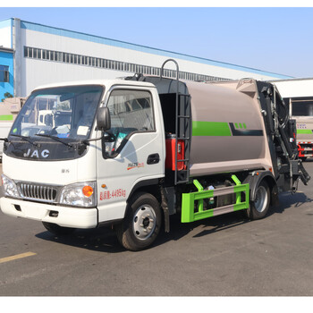 Jac blue brand compressed garbage truck national vi domestic garbage collection and clearing truck community property garbage transfer sanitation vehicle deposit