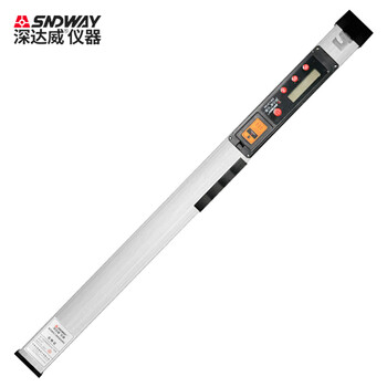Sndway spirit level high-precision digital display ruler angle ruler vertical slope angle detector sw-lr180 dual display foldable horizontal ruler