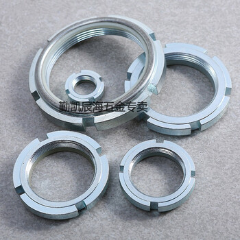 Guk nylon non-return locking anti-loosening round nut self-locking nut m10*0.75~m100*2 m12*1