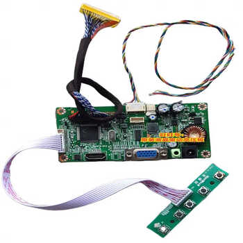 Hdmi to lvds driver board vga to lvds adapter board lcd screen hd driver board with led constant current vertical interface hdmi kit back plug hd with