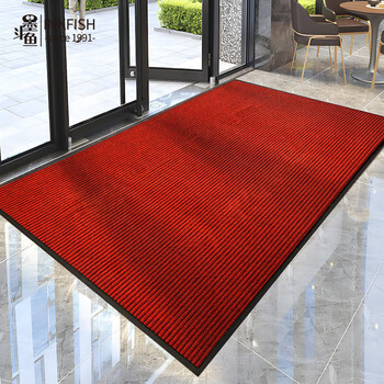 Cuttlefish entrance door floor mat carpet striped dust removal waterproof anti-fouling anti-slip outdoor door floor mat 120*180cm