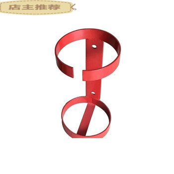Suitable for marine forklift pure 304 stainless steel fire extinguisher holder bracket iron wall iron hanger thickened 1kg round iron (thickened)