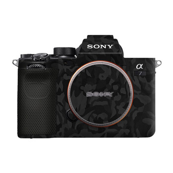Meibendo is suitable for sony a7m4 camera protective film sony a74 body sticker carbon fiber matte 3m shadow camouflage black a7m4
