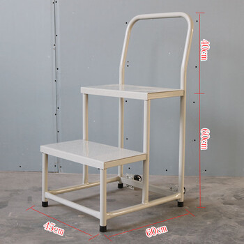 Yue changsheng supermarket step ladder with wheels climbing car mobile platform ladder warehouse tally ladder climbing ladder aa 2-step ladder to the ground 2-step ladder to the ground 0.6m wheel 2 wheels