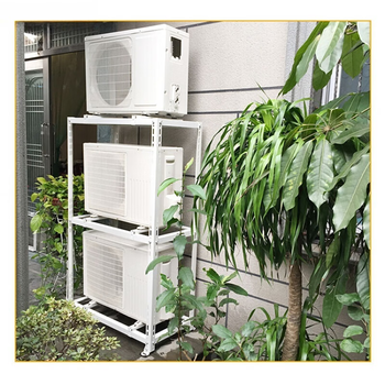 Chengjia air conditioner outdoor unit bracket three-layer stacked floor-standing bracket shock-absorbing and noise-reducing space-saving multi-layer shelf customized 800*450*1500