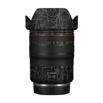 Meibentang suitable for canon rf24-105 f4 l is usm lens protective film sticker 24105 matte sticker circuit dark gold rf24-105f4