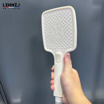 Lxwmzj brand/ideal minimalist design three-function universal still rain shower head milk white