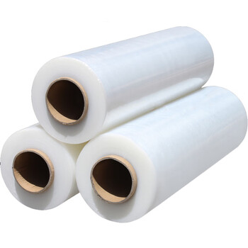Tire cling film pe stretch film 50 industrial moving stretch cling film logistics packaging packaging film large transparent wide 50cm weight 4.3 kg long 450 meters
