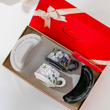 Vidsel wedding gift mixing cup coffee cup gift box newlywed housewarming birthday gift to the bride a pair of water cups gift couple cups