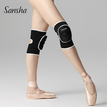 Sansha ballet dance yoga practice leisure sports men's and women's thickened knee pads black m size