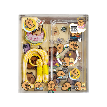 80% new, cutting-edge suitable for oppo reno13 kapibala little yellow dolphin jd.com limited edition buddha series mobile phone case