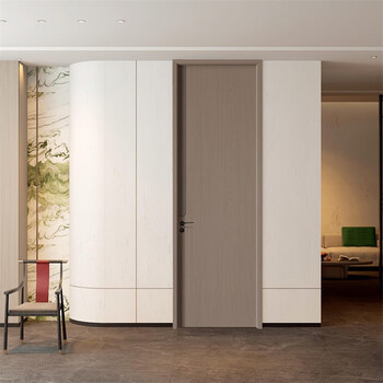 Huazhen wooden door bedroom door interior door kitchen door paint-free noise reduction wooden composite door
