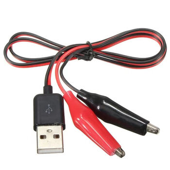Kuaiqu power output line dc regulated power supply test line mobile phone repair power output line with alligator clip line 5v2a usb output line