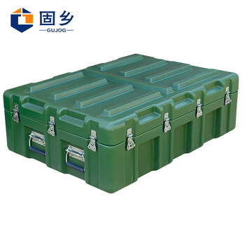 Guxiang rotational molding box 950x680x320mm portable equipment box airdrop box outdoor supply box precision instrument box military green equipment box 950x680x320mm