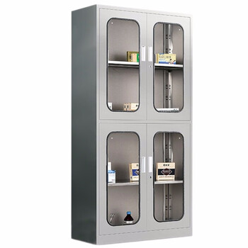 Aikoburg 304 stainless steel western medicine cabinet 900*400*1800 double section file cabinet equipment cabinet storage cabinet akb-xyg-07
