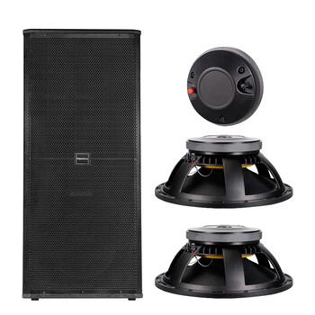 Depusheng depusheng d815 professional single 15-inch speaker set for stage wedding outdoor conference performance hifi passive audio ktv engineering full frequency dual 15-inch 220 magnetic configuration professional speakers