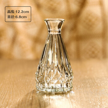 Vatican gatti nordic exquisite mini glass vase water-raised flowers decoration small vase flower ornaments small trigonella