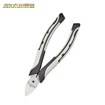 Jerxun 6-inch water mouth pliers, oblique nose pliers, oblique nose pliers, flat nose pliers, oblique nose, offset mouth, wire cutters, electrician electronic model scissors