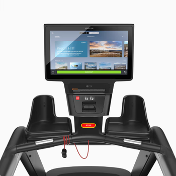 Precor trm681 commercial-grade treadmill, quiet operation, multi-functional fitness equipment, strong shock absorption, suitable for families, p94 new central control screen