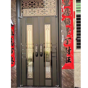 Jrb jiaruibao 304 stainless steel door korean door single door home villa anti-theft door ventilation door custom-made double door entry door style 31 per square