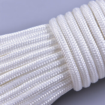 Nylon rope binding rope wear-resistant outdoor sun-resistant drawstring tent rope braided string flagpole rope 3mm50 meters