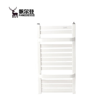 Fanerden small basket bathroom radiator household water heating toilet bathroom wall-mounted steel radiator centralized self-heating white 400mm*800mm 400*800