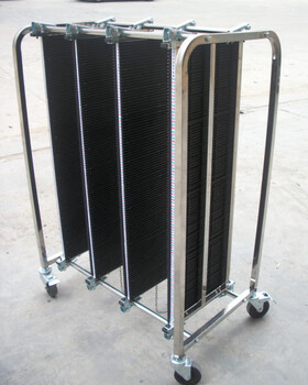 Renjuyi turnover vehicle pcb turnover trolley smt circuit board turnover vehicle smt circuit board turnover vehicle 350 slot board 300 pieces