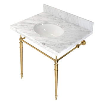 Kingston brass kingston brass edwardian console sink with legs