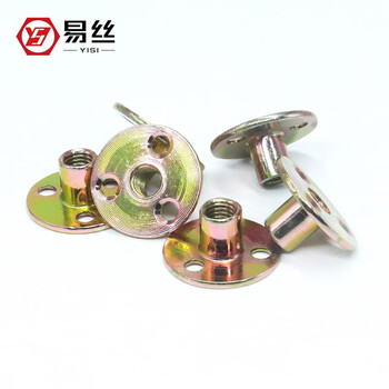 Iron plate nut furniture nut lock nut lock nut three-hole nut m8 m10 m8