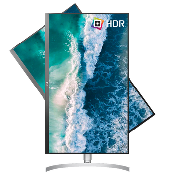 95% new lg 27-inch 4k monitor ultra hd hdr ips rotation lift uhd color calibration reading mode game computer monitor suitable for ps5 27ul550-w